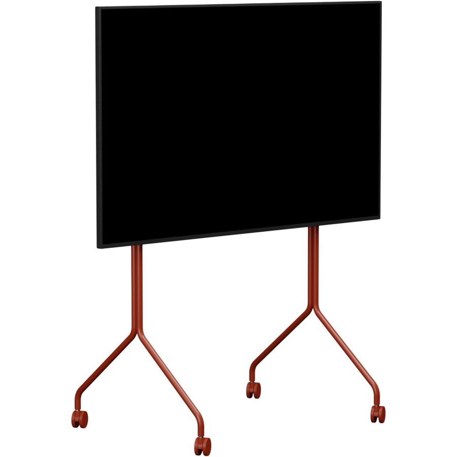 Pedestal Moon Rollin' Tall TV-St&auml;nder 121 cm, Burnin' Red